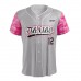  Custom Full Sublimation Grey Baseball Shirts Custom Logo Baseball Uniforms