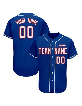 Custom navy blue Baseball team Jersey for Men/women/youth/kids Full Button Full Sublimation Uniform add with Team Name & Numbers