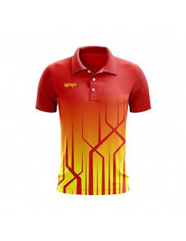 Cricket Workout Regular Fit Polo Neck T-shirt for Men