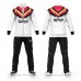 Bulk Wholesale Cheap Custom Logo Tracksuit Designs Soccer Team And Club Training White Tracksuits