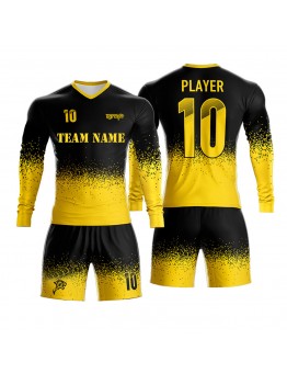 Custom soccer team player & Goalkeeper uniforms with your team logo , name and number kids&men jerseys and shorts