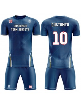 Custom Soccer Team Jerseys kits Full Sublimated Team name Player Names,Logo and Numbers 839