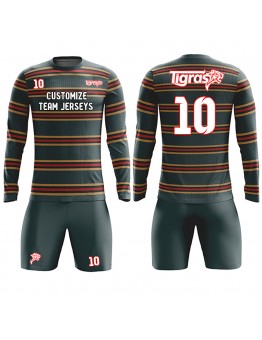 Custom Soccer Team Jerseys kits Full Sublimated Team name Player Names,Logo and Numbers 16